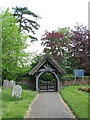 The lych gate at St Peter