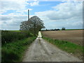 Track to Ganton Dale Farm