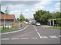 Looking from Park Crescent into Markway Close