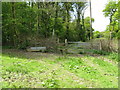 Two gates, a stile and a trough