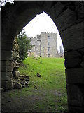 NU0625 : Chillingham Castle from the arch by Andrew Curtis