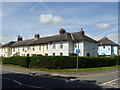 Houses at the junction of Trenewydd and Newgate Street