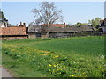 Farm buildings on the edge of Great Barford