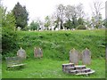 Churchyard, St Marys, St Cuthberga and All Saints, Witchampton