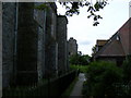 Path at side of Minster Abbey