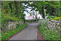 The lane through West Aberthaw