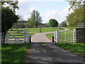 Private road to Bulwick Hall