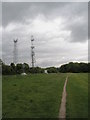 Communication masts on Portsdown Hill (2)