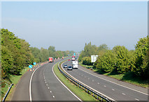 SP4870 : M45 motorway at Dunchurch by Andy F