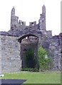 Tower remains, Caernarfon