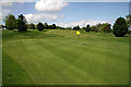 The 12th green at the Hirsel Golf Course