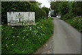 Old road sign, Llanellen