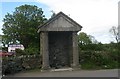 Ornate village pump at Bodedern