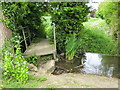 Footbridge over Glebe Pond stream