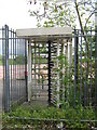 SP0076 : Rover East Works, Turnstile Still There - No Factory and Nature Taking Over by Roy Hughes