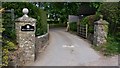 Entrance to Mills Farm House on Cumber