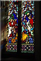 Stained glass window, Westbury Church