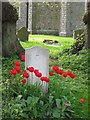 A War Grave with Tulips, St Michael