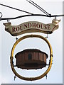 Sign for The Roundhouse, Garrick Street, WC2