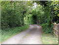 Biggin Hall Lane looking east, Thurlaston