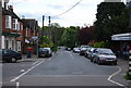 Looking south down Station Rd