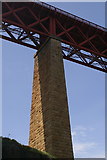 NT1380 : Supporting tower for the Forth Rail Bridge by Mike Pennington
