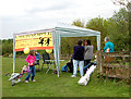 Draycote Water - charity fundraising booth