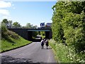 The M6 crosses Tithe Barn Lane at Scorton