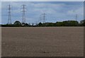 Electricity pylons near Barlestone