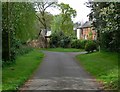 Lane through Osbaston in Leicestershire