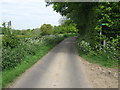 Footpath crosses Slade Road