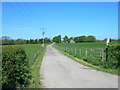 Track to Golden Hill Farm