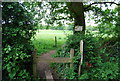 Stile, footpath off Coldharbour Lane