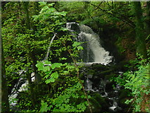 SH6414 : Waterfall in the Arthog Woods by Peter S
