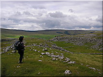 SD8968 : Limestone grassland Malham Moor by Karl and Ali