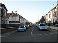 Looking eastwards along Taswell Road