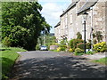 Houses in Farleigh Hungerford, next to the water tower