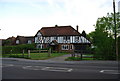 Large half timbered House, London Rd