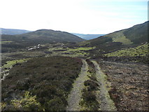 NN9965 : Looking back down the Clunskea Burn track by Russel Wills