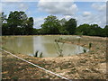 New pond near North America Farm