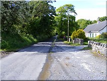 M4014 : Road to Ballinderreen from Owenbristy, Cloghballymore Townland by Mac McCarron