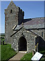 Llanddewi church porch