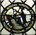 SO8519 : Holy Trinity - Ancient Stained Glass (3) by Rob Farrow
