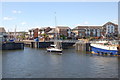 The entrance to Penarth Marina