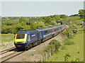 2009 : A First Great Western HST approaching Great Cheverell