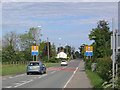 B4393 entering Llandrinio