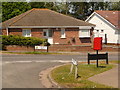 SY9996 : Broadstone: postbox № BH18 212, Lancaster Drive by Chris Downer