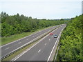 Views northwards along the A3 from Hawkley Road Bridge