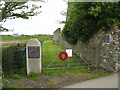 Entrance to the Carreglefn  & District War Memorial Playing Field