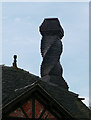 Decorative chimney, Burland, Cheshire